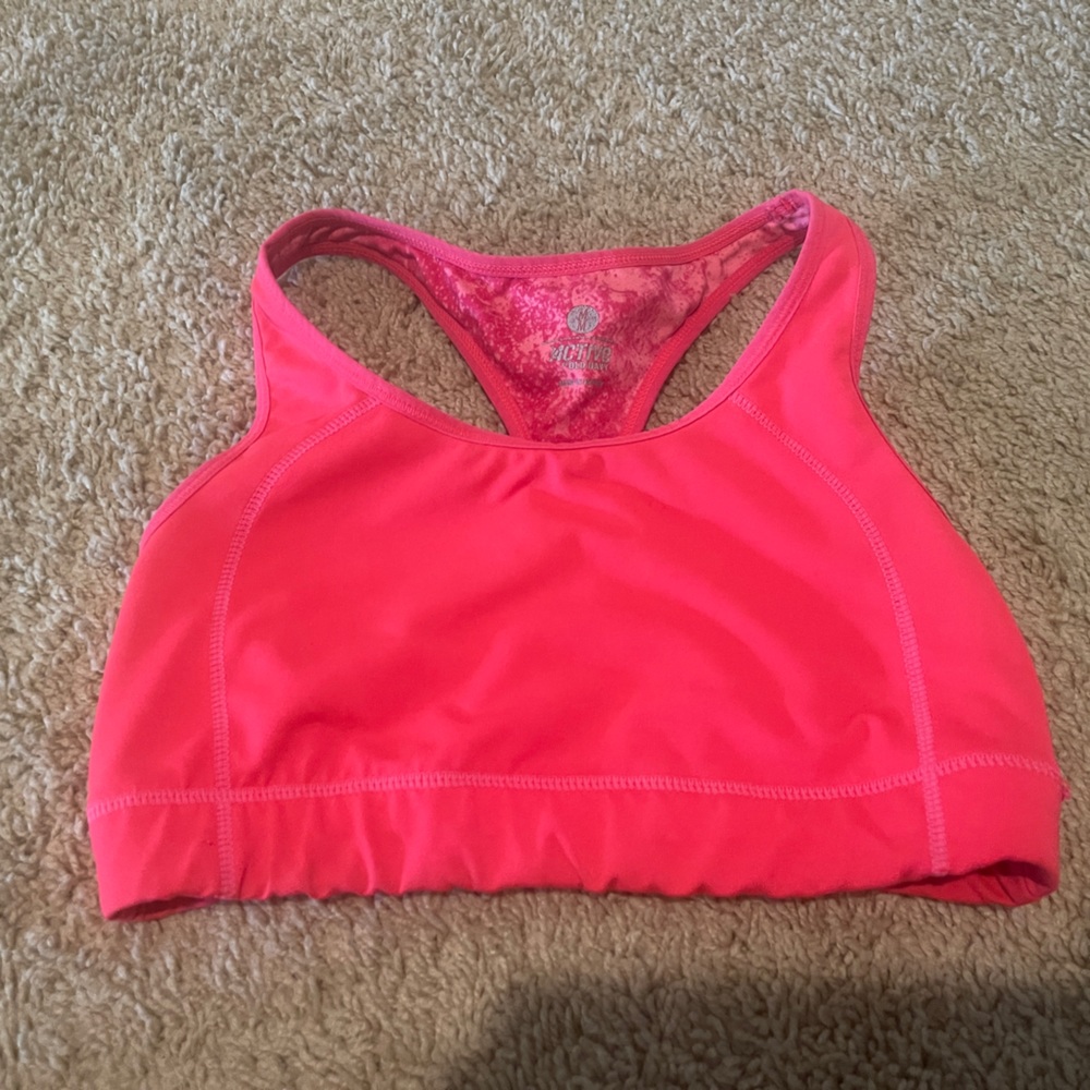 ACTIVE by Old Navy Pink Medium Support Sport Bra Women Size Medium
